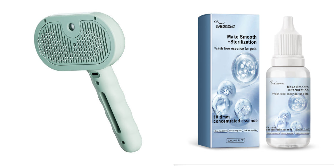 Pets Spray Hair Comb Pet Hair Remover Cleaning Brush Cats Grooming Dog Accessories Tools Dematting Water Mist Humidifier Comb Pet Supplies