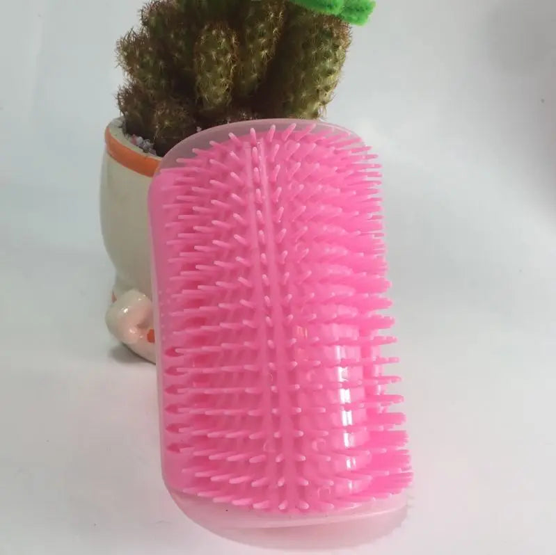 Cat Scratcher Massage Comb Corner Scratching Brush Grooming