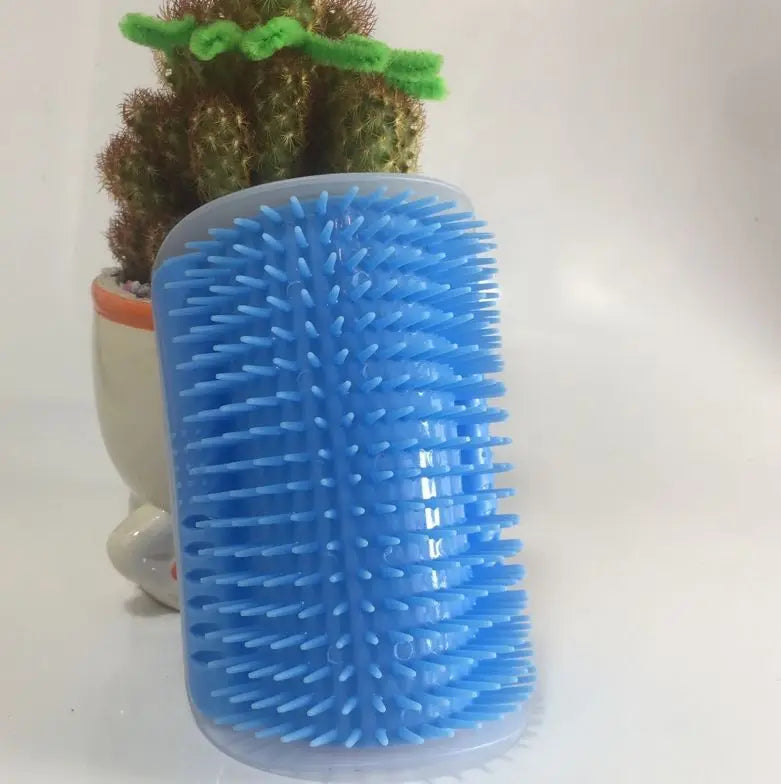 Cat Scratcher Massage Comb Corner Scratching Brush Grooming