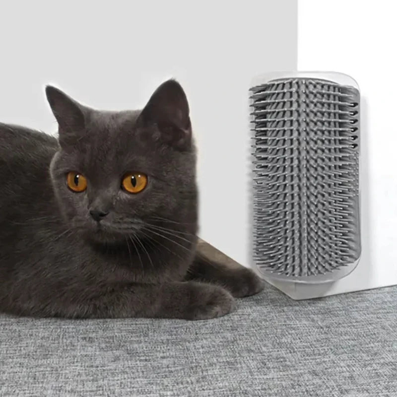 Cat Scratcher Massage Comb Corner Scratching Brush Grooming
