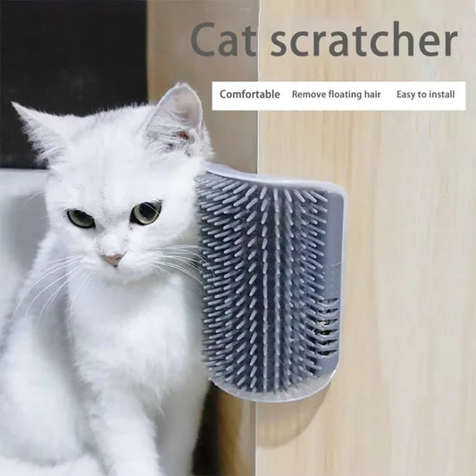 Cat Scratcher Massage Comb Corner Scratching Brush Grooming