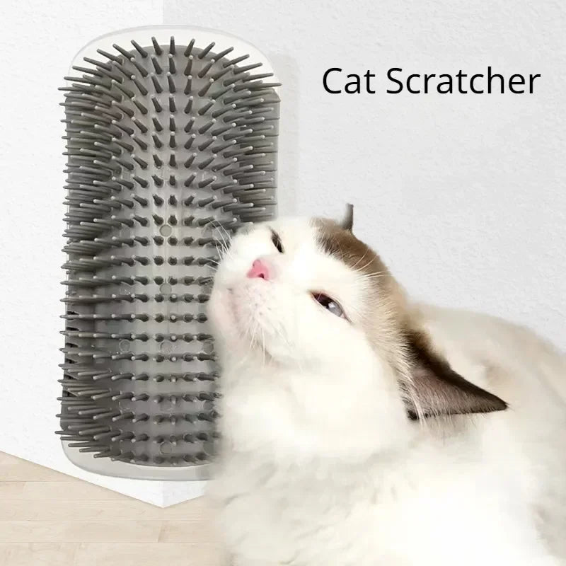Cat Scratcher Massage Comb Corner Scratching Brush Grooming